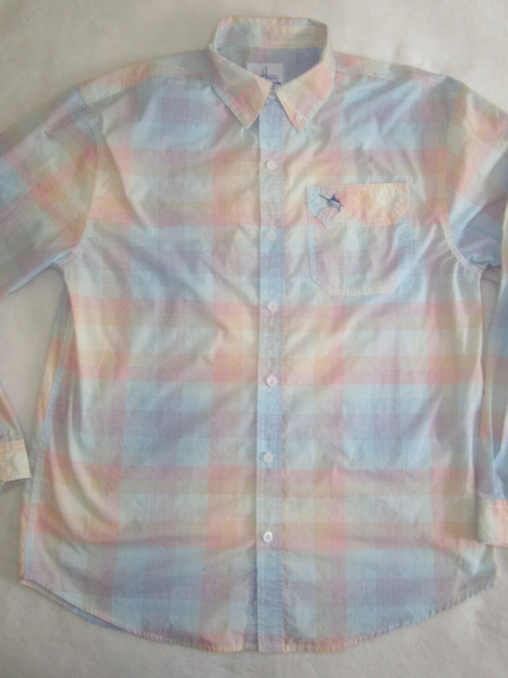 GUY HARVEY By AFTCO Multicolor Fishing Shirt Men's Large
